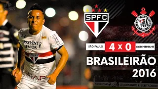 Show Tricolor! São Paulo 4x0 Corinthians | Cueva Brilha em Clássico Memorável - Brasileirão 2016