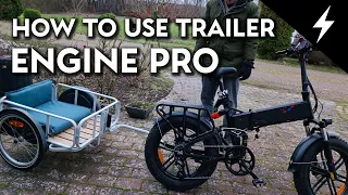 How to attach a Trailer to Engwe Engine pro!