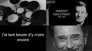 Hommage à Johnny Hallyday - Je te promets Karaoké (version instrumentale HD à la batterie)