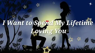 I want to spend my lifetime loving you lyric video #lyrics #englishsongs