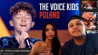 🇧🇷🇵🇱 Marcin Maciejczak –I'll Never Love Again - The Voice Kids | Brazilian react [SUB]