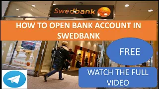 HOW TO OPEN A BANK ACCOUNT IN LITHUANIA (FREE) | ENGLISH | 2023