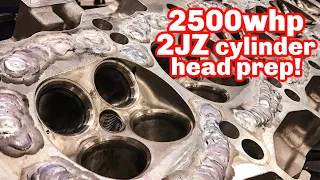 Welding up water jackets on a 2JZ! Why!? How!?