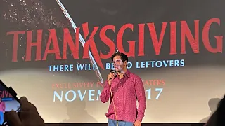 THANKSGIVING + Q&A with filmmaker Eli Roth 🚨( Spoilers) 🚨 #thanksgiving #eliroth #qanda