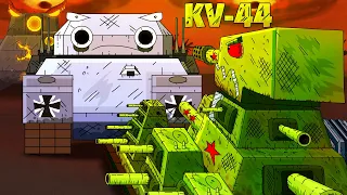 TOP 10 EPISODES KV-44 - Cartoons about tanks