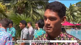 Les 12 candidats à l'élection de Mister Tahiti se dévoilent