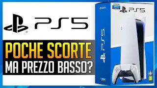 PS5: prezzo basso, ma difficile da trovare?