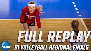 Wisconsin vs. Nebraska: 2019 NCAA women's volleyball regional final | FULL REPLAY