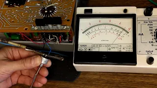 Tester 43101 - measuring some resistors, cleaning the switch, checking zero setting potentiometer.