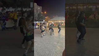 Amazing dance by Filipinos in Dubai Street feet Kala chashma #shorts #love #ytshorts #viral