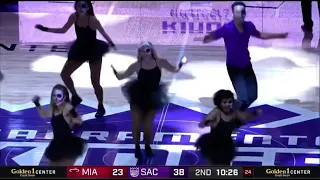 Sacramento Kings dancers performs at Golden 1 Center | Heat vs Kings