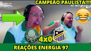 REAÇÕES PALMEIRAS CAMPEÃO PAULISTA 2023 | PALMEIRAS 4X0 AGUA SANTA | 09/04/2023