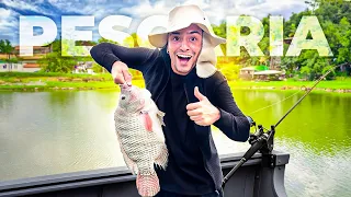 Peguei um PEIXE GIGANTE nessa PESCARIA?! 🎣 | Vlog