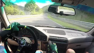 BMW M5 e34 Nürburgring nordschleife 2019 BTG