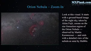 MXPlank – ASTROPHYSICS - ORION NEBULA - Trapezium Cluster and Its Biggest Stars In Miniature