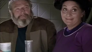 Guinan Asks Worf Parents Why They Never Gave Him Prune Juice