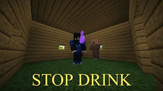 Thai anti-drinking AD portrayed by Minecraft...