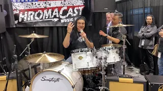 Vinny Appice demo at Sawtooth 1.16.2020 pt 1 Namm, Anaheim Convention Center, Ca, USA
