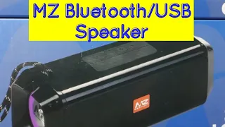 Unboxing of MZ make bluetooth USB speaker | Best bluetooth speaker in budget @jayshreetelecom