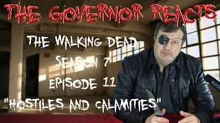"Hostiles and Calamities" - The Walking Dead S07E11 - The Governor Reacts