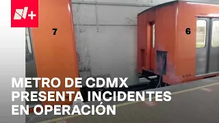 Metro CDMX: Continúan los Incidentes atípicos, intencionales y extraños en el STC - En Punto