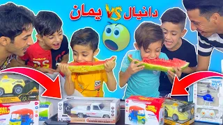 تحدي البطيخ اسرع واحد يكمل يربح جائزة 🔥تحدي كوميدي 🤣