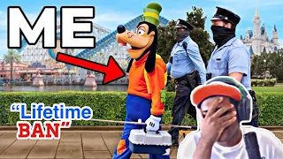‘I illegally Snuck Into Disneyland’ *Gone Wrong 😳🇬🇧 Uk Reaction!!