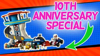 Paw Patrol 10th Anniversary | 10 Collectable  Pups | Watch Tower | lookout Tower | ToysUnboxTherapy