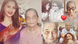 Madhuri Dixit Posts Emotional Memories Video With Mother Snehlata Dixit On Her Birthday🥳