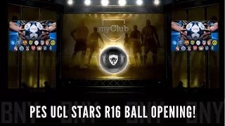 SHOCKING BLACK BALL PULL! PES2017 Mobile UCL Stars R16 + Agent FW Ball Opening!
