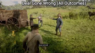 The Only Time NPC Kills Lemoyne Raiders (All Outcomes Deal Gone Wrong) - RDR2