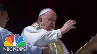 Pope Francis holds Easter Sunday Mass in St. Peter’s Square