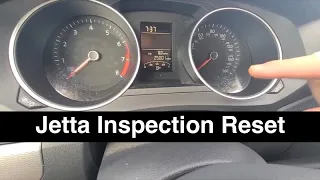 2017 Volkswagen Jetta Resetting Inspection Due Message How to