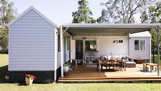 Single Mon Combines Two Beautiful Tiny Houses Build by Aussie Tiny Houses