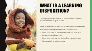 Learning Dispositions