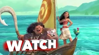 Disney's Moana: First Preview with Movie Footage - Dwayne Johnson | ScreenSlam