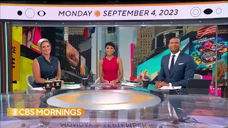 CBS Mornings - Headlines, Open and Closing - Labor Day - September 4, 2023