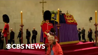 Americans travel from far and wide to bid farewell to Queen Elizabeth II