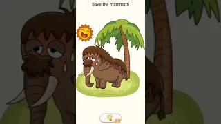 Delete Puzzle: Erase One Part 🔥Save the mammoth 🐘🐰🌞🏖️#shorts #youtubeshorts #youtube