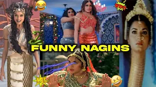 Most Funniest Nagins Ever  | JHALLU BHAI