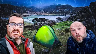 Wild Camping in The Lake District With Paul Messner - TERRIBLE WEATHER