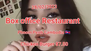 🦘 🇦🇺 🇰🇭 Day (2) 28/02 /2023 Box Office Restaurant ($7.50) Phnom Penh Cambodia 🇰🇭 Great Restaurant👍🍺😀