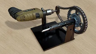 Talented Craftsman Creates Extremely Useful Steel Bending Machine Using A Hand Drill