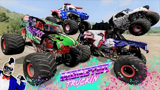 Monster Truck Mud Battle TOURNAMENT | BeamNG Drive | Mace Mace Tv