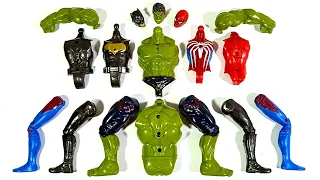 AVENGERS TOYS ASSEMBLE HULK SMASH, SPIDER-MAN, BATMAN SUPERHERO