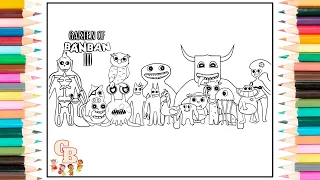 Garten Of Banban 3 New Coloring Pages/ All New Bosses/ [NCS Release]