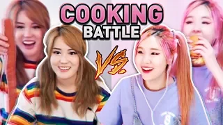 WHO'S THE BETTER COOK?! - Cooking Battle! ft. AngelsKimi