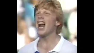 Boris mit 19 rastet aus - Wally Masur vs Boris Becker - Australian Open 1987 AF - Zusammenfassung