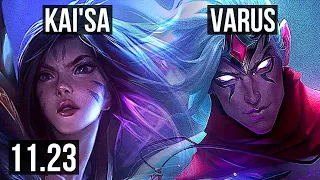 KAI'SA & Soraka vs VARUS & Kled (ADC) | Legendary, 18/5/8 | EUW Grandmaster | 11.23