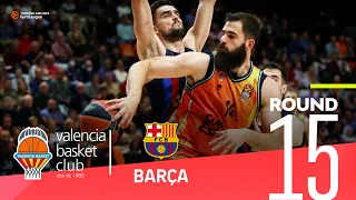 Valencia survives Barcelona late comeback! | Round 15, Highlights | Turkish Airlines EuroLeague